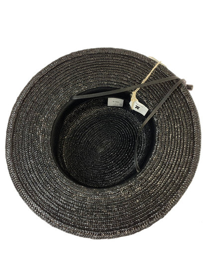 【中古美品】【メンズ/レディース】 STEVEN ALAN STRW O/S HAT8138-599-0533-0970 スティーブンアラン ストローハット 麦わら帽子 185-241113-yn-28-min サイズ：3 カラー：ブラック 万代Net店