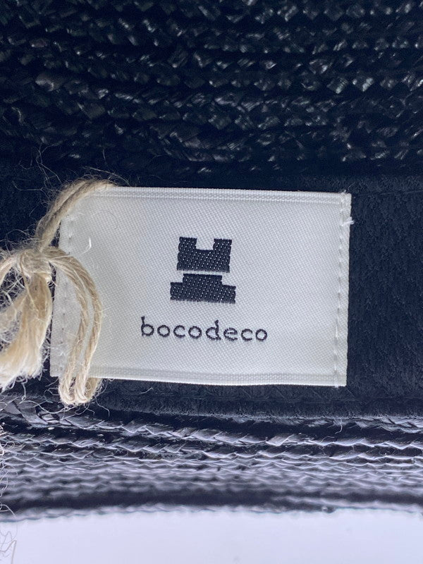 【中古美品】【メンズ/レディース】 STEVEN ALAN STRW O/S HAT8138-599-0533-0970 スティーブンアラン ストローハット 麦わら帽子 185-241113-yn-28-min サイズ：3 カラー：ブラック 万代Net店