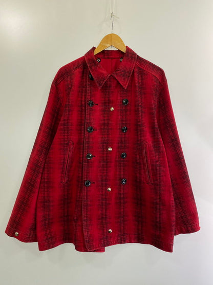 【中古品】【メンズ】 Engineered Garments エンジニアードガーメンツ FIREMAN COAT ファイヤーマンコート  ジャケット アウター 140-241107-me-02-min サイズ：M カラー：レッド 万代Net店