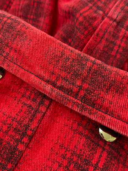 【中古品】【メンズ】 Engineered Garments エンジニアードガーメンツ FIREMAN COAT ファイヤーマンコート ジャケット アウター 140-241107-me-02-min サイズ：M カラー：レッド 万代Net店