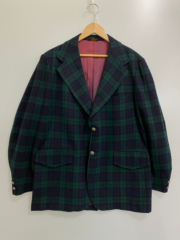 【中古品】【メンズ】 PENDLETON ペンドルトン 70S 80S USA製 WOOL TAILORED JACKET アウター テーラードジャケット 146-241109-AS-64-min カラー：ブラックウォッチ 万代Net店