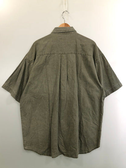 【現状渡し品】【メンズ】 LANDHOUSE ランドハウス TYROLEAN SHIRT チロリアンシャツ 146-260423-zi-22-min サイズ：XL カラー：オリーブ系 万代Net店