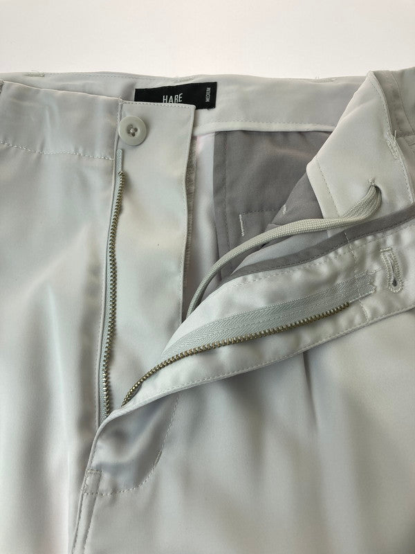 【中古品】【メンズ】 HARE ハレ HA010242TR SATIN CARGO PANT ボトムス パンツ ズボン 158-241109-AS-24-min サイズ：M カラー：ホワイト 万代Net店