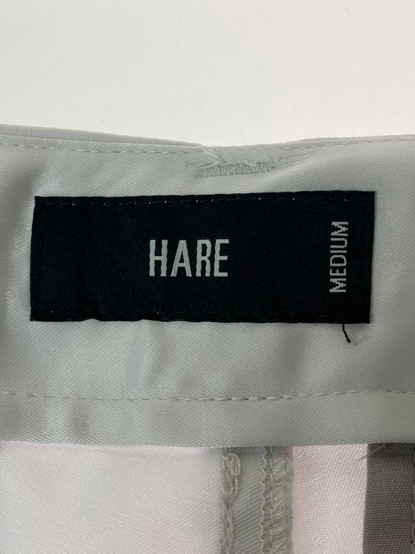 【中古品】【メンズ】 HARE ハレ HA010242TR SATIN CARGO PANT ボトムス パンツ ズボン 158-241109-AS-24-min サイズ：M カラー：ホワイト 万代Net店