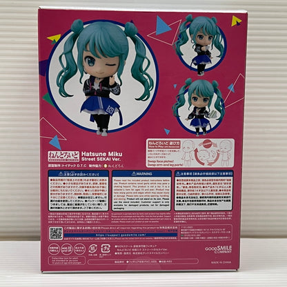 【中古品】 ねんどろいど　初音ミク ストリートのセカイver. フィギュア グッドスマイルカンパニー 052-251201-em-05-min 万代Net店