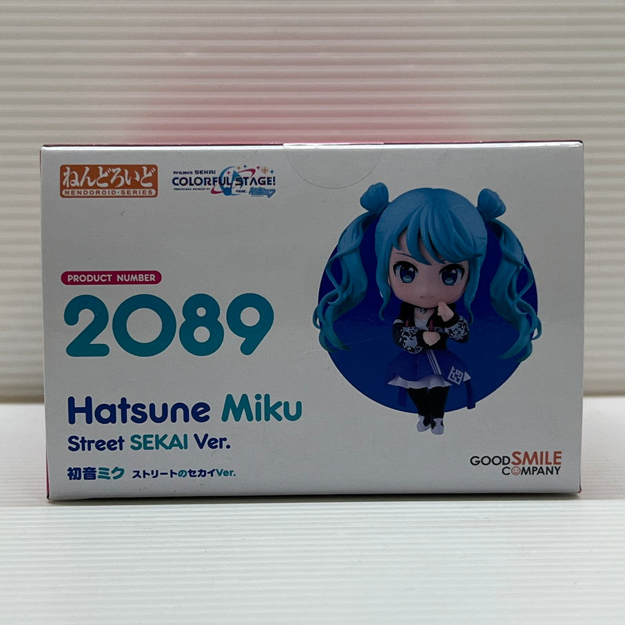 【中古品】 ねんどろいど　初音ミク ストリートのセカイver. フィギュア グッドスマイルカンパニー 052-251201-em-05-min 万代Net店