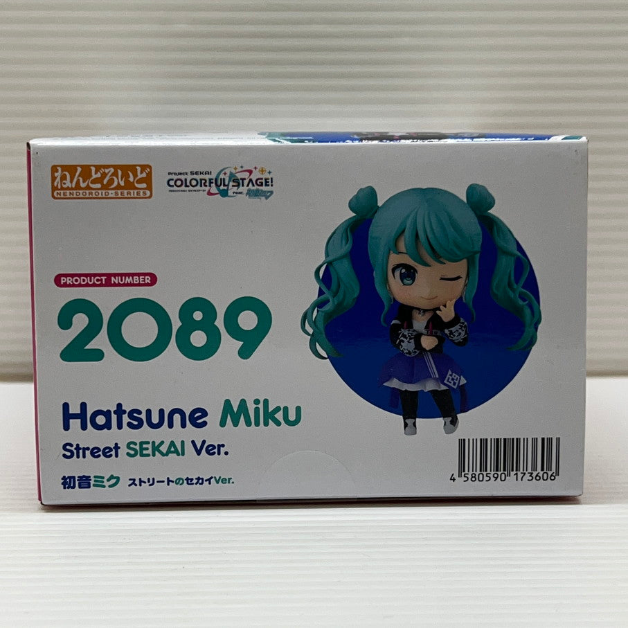 【中古品】 ねんどろいど　初音ミク ストリートのセカイver. フィギュア グッドスマイルカンパニー 052-251201-em-05-min 万代Net店