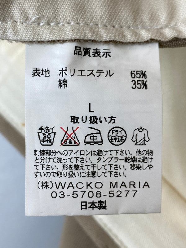 【中古品】【メンズ】 WACKO MARIA ワコマリア 7分丈PANT ボトムス パンツ ズボン 153-241109-AS-38-min サイズ：L カラー：ベージュ 万代Net店