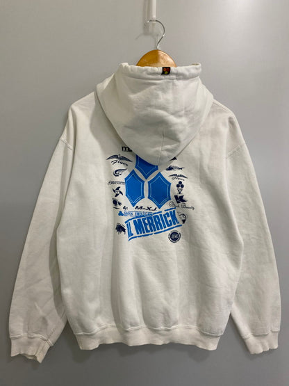 【中古品】【メンズ】  CHANNEL ISLAND SURFBOARDS チャネルアイランズサーフボード 00’S PULLOVER HOODIE プルオーバーパーカー 146-241109-AS-66-min サイズ：M カラー：ホワイト 万代Net店