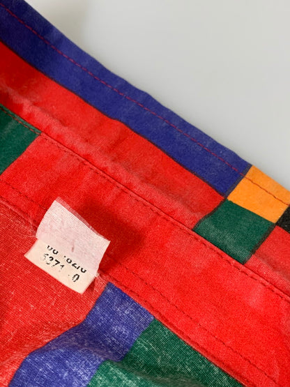 【中古品】【メンズ】 UNKNOWN USED S S COTTON SHIRT アンノウンユーズド ショートスリーブ コットンシャツ トップス 146-260409-SH-09-min サイズ：不明 カラー：マルチカラー 万代Net店