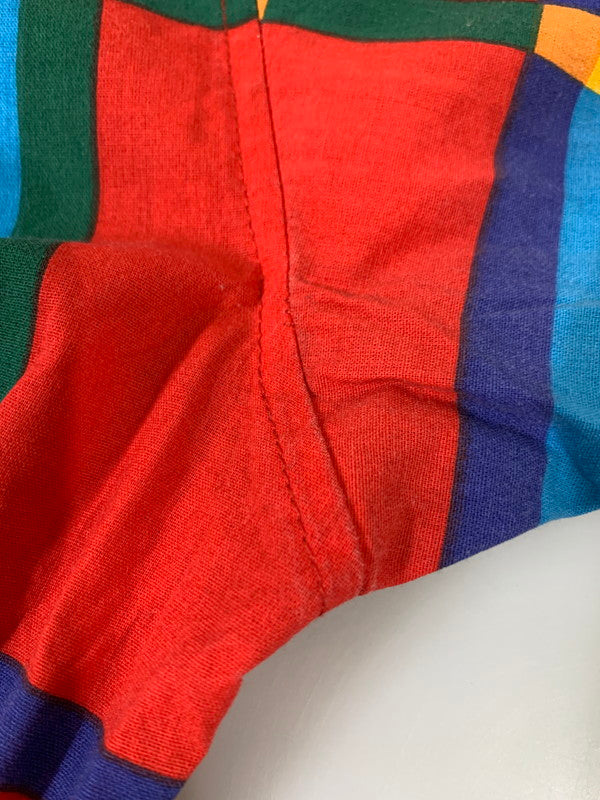【中古品】【メンズ】 UNKNOWN USED S S COTTON SHIRT アンノウンユーズド ショートスリーブ コットンシャツ トップス 146-260409-SH-09-min サイズ：不明 カラー：マルチカラー 万代Net店