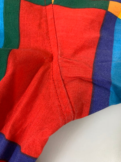 【中古品】【メンズ】 UNKNOWN USED S S COTTON SHIRT アンノウンユーズド ショートスリーブ コットンシャツ トップス 146-260409-SH-09-min サイズ：不明 カラー：マルチカラー 万代Net店