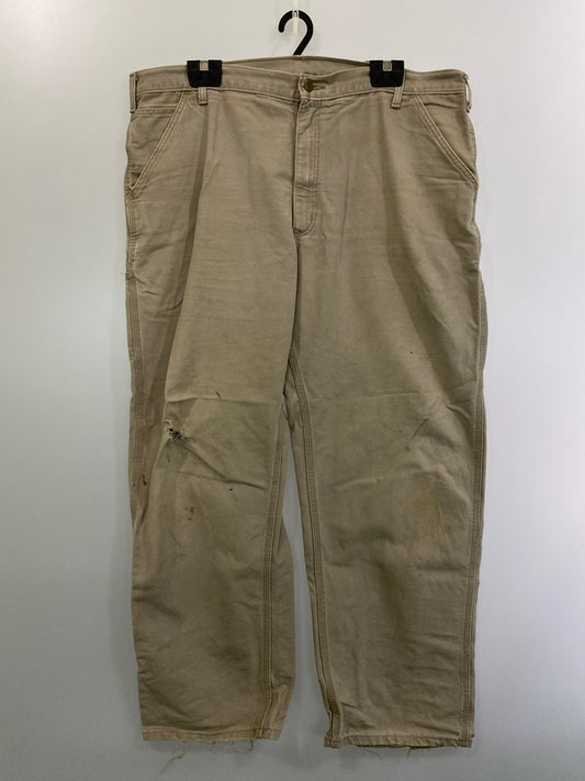 【現状渡し品】【メンズ】 Carhartt カーハート B11 DES DUCK PAINTER PANT ボトムス パンツ ズボン 157-241109-AS-39-min サイズ：W44 カラー：ベージュ 万代Net店