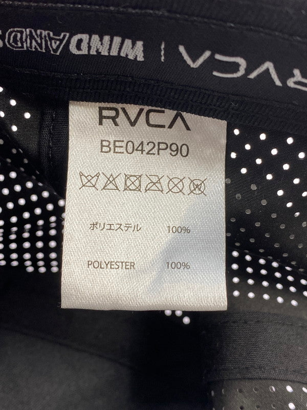 【中古美品】【メンズ】  RVCA ルーカ ×WIND AND SEA TECH CAP キャップ 帽子 185-241112-AS-40-min カラー：ブラック 万代Net店