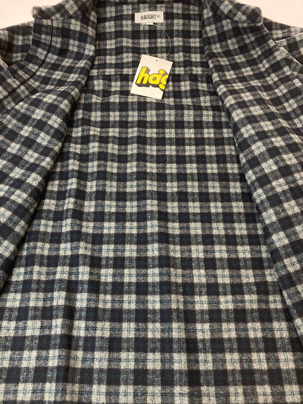 【中古美品】【メンズ】  HAIGHT ヘイト CUT OFF FLANNEL SHIRT 長袖シャツ チェックシャツ 142-241109-AS-5-min サイズ：M カラー：GRAY 万代Net店