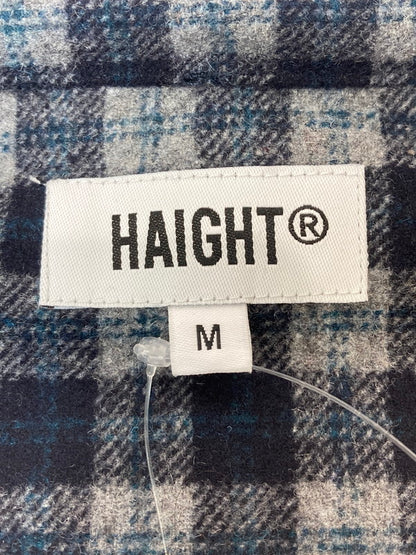 【中古美品】【メンズ】  HAIGHT ヘイト CUT OFF FLANNEL SHIRT 長袖シャツ チェックシャツ 142-241109-AS-5-min サイズ：M カラー：GRAY 万代Net店