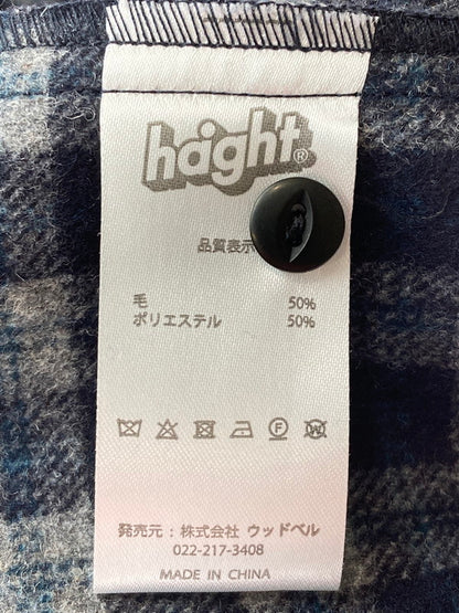 【中古美品】【メンズ】  HAIGHT ヘイト CUT OFF FLANNEL SHIRT 長袖シャツ チェックシャツ 142-241109-AS-5-min サイズ：M カラー：GRAY 万代Net店