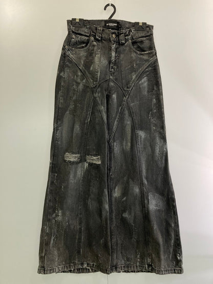 【中古品】【メンズ】 NO FAITH STUDIOS ノーフェイスストゥディオス ARTISANAL DUNE DENIM ボトムス パンツ ズボン 152-241109-AS-22-min サイズ：S カラー：ブラック 万代Net店