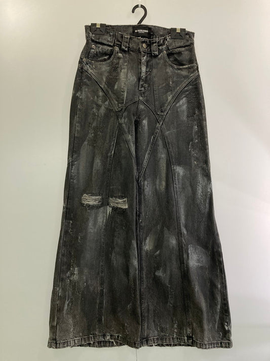 【中古品】【メンズ】  NO FAITH STUDIOS ノーフェイスストゥディオス ARTISANAL DUNE DENIM ボトムス パンツ ズボン 152-241109-AS-22-min サイズ：S カラー：ブラック 万代Net店