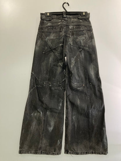 【中古品】【メンズ】 NO FAITH STUDIOS ノーフェイスストゥディオス ARTISANAL DUNE DENIM ボトムス パンツ ズボン 152-241109-AS-22-min サイズ：S カラー：ブラック 万代Net店