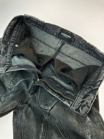 【中古品】【メンズ】 NO FAITH STUDIOS ノーフェイスストゥディオス ARTISANAL DUNE DENIM ボトムス パンツ ズボン 152-241109-AS-22-min サイズ：S カラー：ブラック 万代Net店