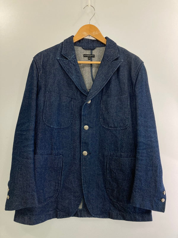 【中古品】【メンズ】 Engineered Garments エンジニアードガーメンツ NB JACKET 12OZ DENIM 12オンス デニムジャケット ライトアウター 140-241113-yn-01-min サイズ：S カラー：インディゴ 万代Net店