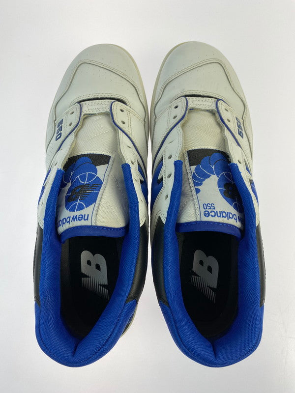 【中古品】【メンズ】 NEW BALANCE ニューバランス BB550SN1 550 BLUE スニーカー シューズ 靴 162-241115-me-11-min サイズ：28.0cm US10 カラー：WHITE/BLUE 万代Net店