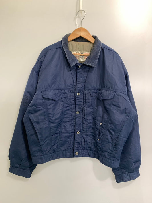 【中古品】【メンズ】 DIESEL ディーゼル ナイロントラッカージャケット アウター ナイロンジャケット 141-241113-jt-01-min サイズ：XL カラー：ネイビー 万代Net店