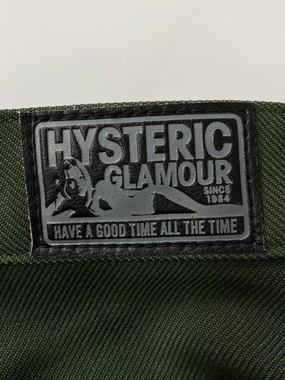 【中古美品】【メンズ】 HYSTERIC GLAMOUR ヒステリックグラマー ブーツカットパンツ 02241AP08 ボトムス パンツ 151-241114-jt-23-min サイズ：M カラー：グリーン 万代Net店