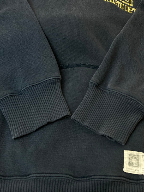 【中古品】【メンズ】 RALPH LAUREN ラルフローレン POLO JEANS CO. ポロジーンズカンパニー 後付けフリッキプリントフーディー パーカー トップス 146-241115-me-54-min サイズ：L カラー：ネイビー 万代Net店