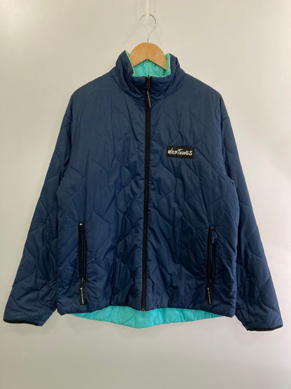 【中古品】【メンズ】 WILDTHINGS ワイルドシングス 90'S PRIMALOFT プリマロフト リバーシブルジャケット USA製 アウター 144-241115-me-52-min サイズ：L カラー：ネイビー/ライトブルー 万代Net店