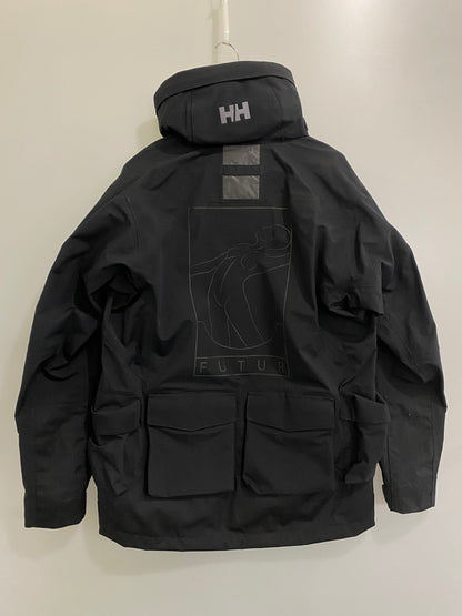 【中古品】【メンズ】 HELLY HANSEN ヘリーハンセン ×FUTUR フューチャー OCEAN SHADOW JACKET オーシャン シャドウジャケット アウター  144-241114-jt-17-min サイズ：L カラー：ブラック 万代Net店