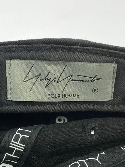 【中古品】【メンズ/レディース】 Yohji Yamamoto POUR HOMME ヨウジヤマモトプールオム ×NEW ERA ニューエラ COTTON 9THIRTY YY BOX LOGO HX-H65-974 キャップ 刺繍ロゴ 185-241117-em-09-min カラー：ブラック 万代Net店