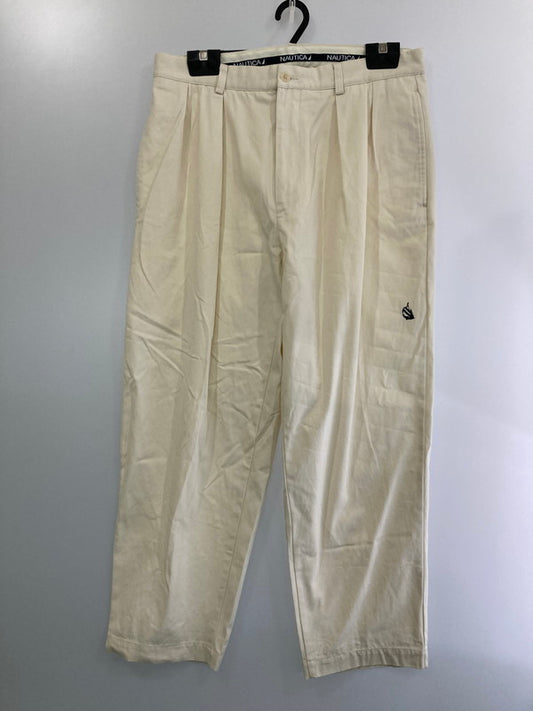 【中古品】【メンズ】 NAUTICA ノーティカ TOO BIG CHINO PANT ボトムス パンツ ズボン 158-241117-AS-22-min サイズ：XL カラー：ホワイト 万代Net店