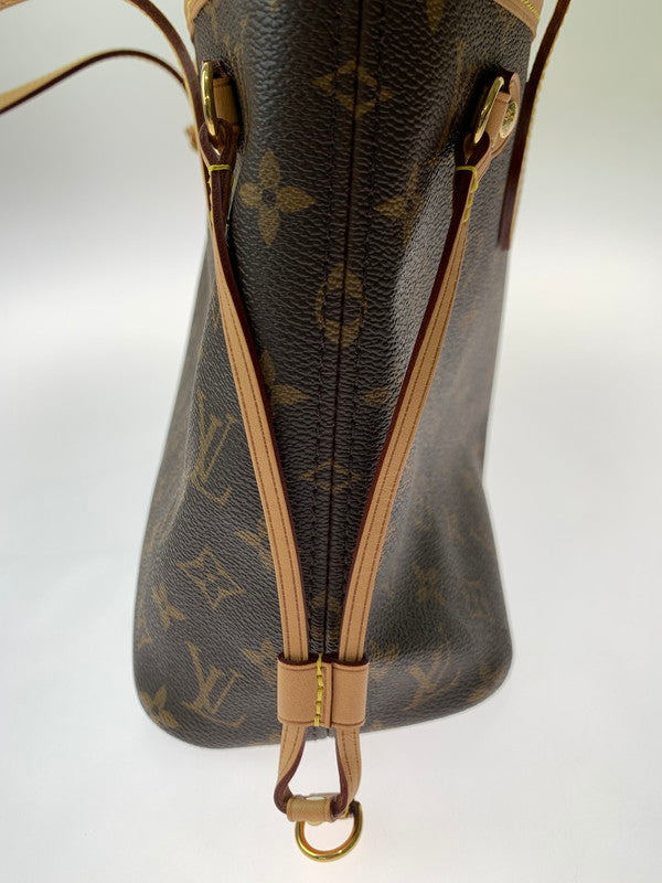 【中古美品】【レディース】 LOUIS VUITTON ルイ・ヴィトン M41245 ネヴァーフルPM ポーチ付属 トートバッグ ショルダーバッグ 179-241111-me-05-min カラー：ブラウン 万代Net店