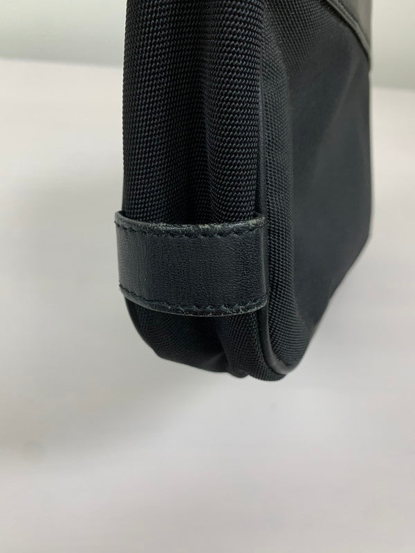 【中古品】【メンズ/レディース】 PORTER ポーター NYLON CANVAS SECOND BAG セカンドバッグ クラッチバッグ 鞄 188-250112-AS-11-min カラー：ブラック 万代Net店