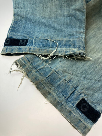 【現状渡し品】【メンズ】  MARITHE+FRANCOIS GIRBAUD マリテフランソワジルボー BAGGY DENIM PANT バギーデニムパンツ 157-241117-ks-52-min サイズ：36 カラー：インディゴ 万代Net店