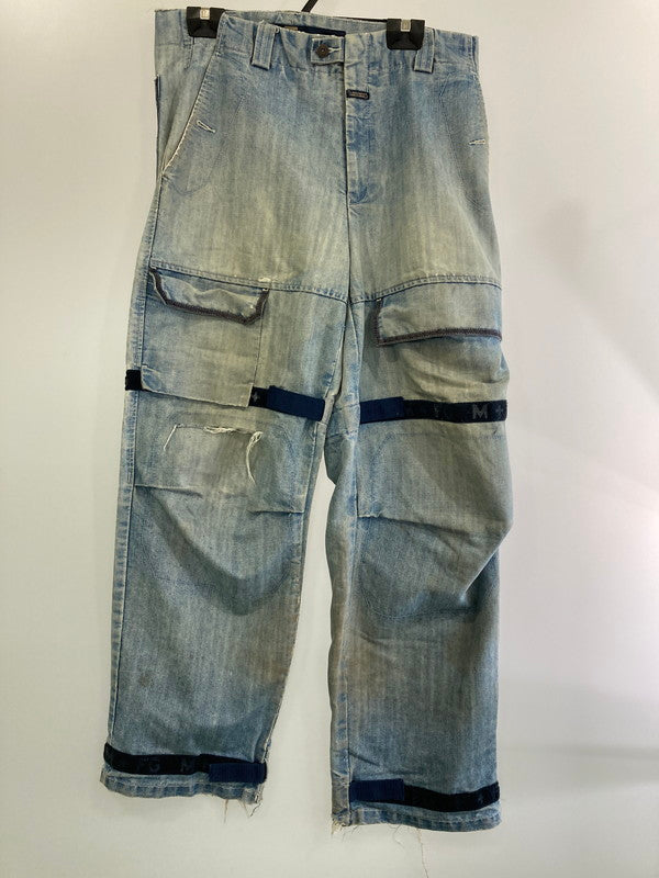 【現状渡し品】【メンズ】  MARITHE+FRANCOIS GIRBAUD マリテフランソワジルボー BAGGY DENIM PANT バギーデニムパンツ 157-241117-ks-52-min サイズ：36 カラー：インディゴ 万代Net店