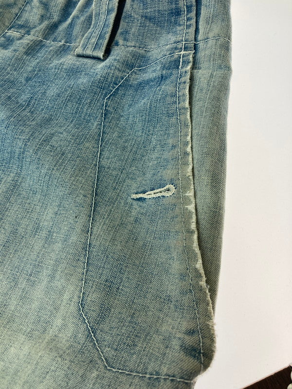 【現状渡し品】【メンズ】  MARITHE+FRANCOIS GIRBAUD マリテフランソワジルボー BAGGY DENIM PANT バギーデニムパンツ 157-241117-ks-52-min サイズ：36 カラー：インディゴ 万代Net店