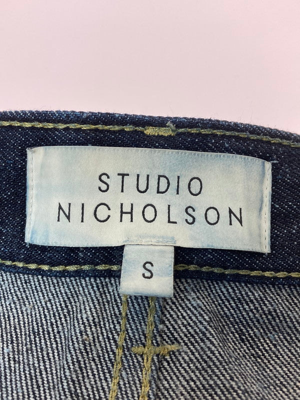 【中古品】【メンズ】  STUDIO NICHOLSON スタジオニコルソン 51-10-721007 ×ISKO PYAD DENIM デニムパンツ 152-241117-ks-22-min サイズ：S カラー：インディゴ 万代Net店