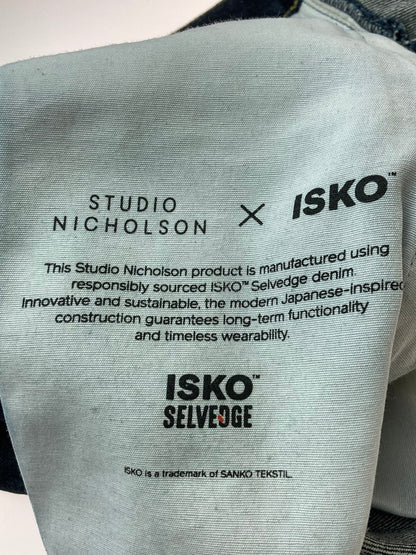 【中古品】【メンズ】  STUDIO NICHOLSON スタジオニコルソン 51-10-721007 ×ISKO PYAD DENIM デニムパンツ 152-241117-ks-22-min サイズ：S カラー：インディゴ 万代Net店