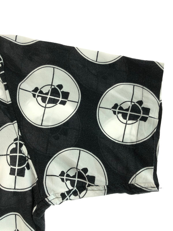 【中古品】【メンズ】 Supreme シュプリーム × UNDERCOVER アンダーカバー 18SS PUBLIC ENEMY RAYON SHIRT パブリック エネミー レーヨン シャツ 半袖シャツ 149-251106-na-05-tag サイズ：M カラー：ブラック/ホワイト 万代Net店