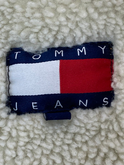 【中古品】【メンズ】  TOMMY JEANS トミー ジーンズ デニムボアジャケット 147-241117-ks-18-min サイズ：L カラー：インディゴ 万代Net店