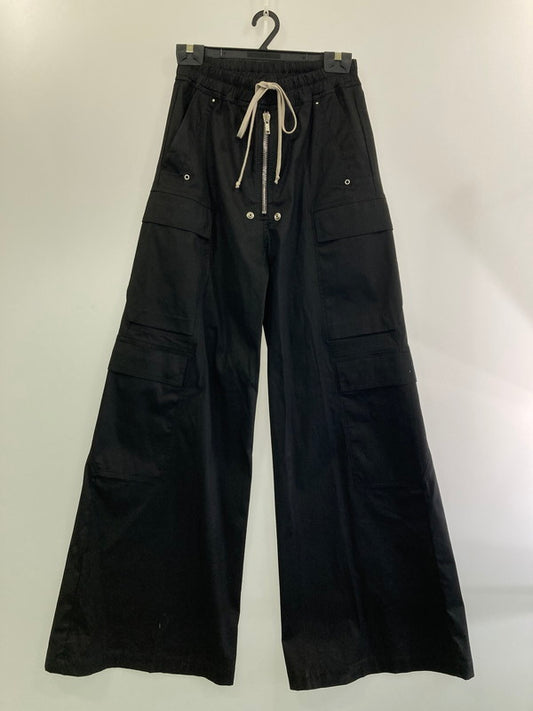 【中古品】【メンズ】  RICK OWENS DRKSHDW リックオウエンス ダークシャドウ RU01D3339TE 24SS CARGOBELAS TROUSERS カーゴパンツ 152-241117-ks-21-min サイズ：46 カラー：ブラック 万代Net店