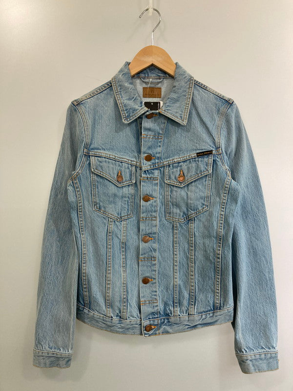 【中古品】【メンズ】 Nudie Jeans ヌーディージーンズ 43161-5009 デニムジャケット アウター 141-250106-me-25-min サイズ：XS カラー：インディゴ 万代Net店