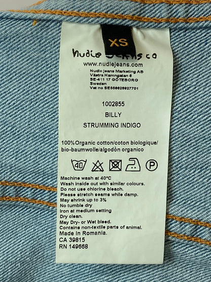 【中古品】【メンズ】 Nudie Jeans ヌーディージーンズ 43161-5009 デニムジャケット アウター 141-250106-me-25-min サイズ：XS カラー：インディゴ 万代Net店