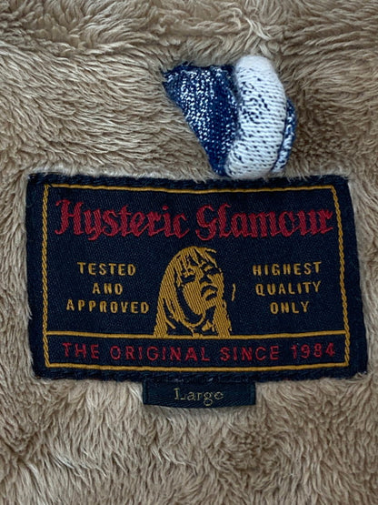 【中古品】【メンズ】 HYSTERIC GLAMOUR ヒステリックグラマー 02183AB13 LONDON NITE ジャカード デニム ランチ ジャケット 140-241117-ks-33-min サイズ：L カラー：ブルー系 万代Net店