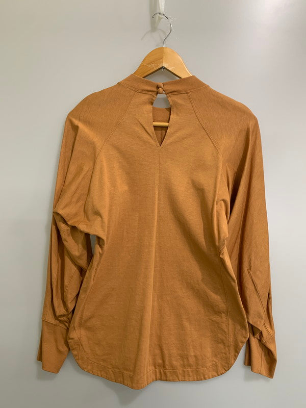 【中古品】【レディース】 MAME KUROGOUCHI マメクロゴウチ MM23PS-JS733 COTTON JERSEY TOP コットン ジャージカットソー 長袖カットソー トップス レディース 170-260403-KS-16-min サイズ：1 カラー：ブラウン系 万代Net店