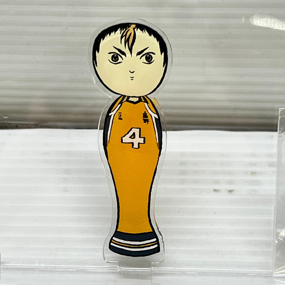 【中古品】 ハイキュー こけし アクリルスタンド 西谷 夕 ハイキュー！！ ウィーク アクスタ バレーボール 051-251209-em-09-min 万代Net店