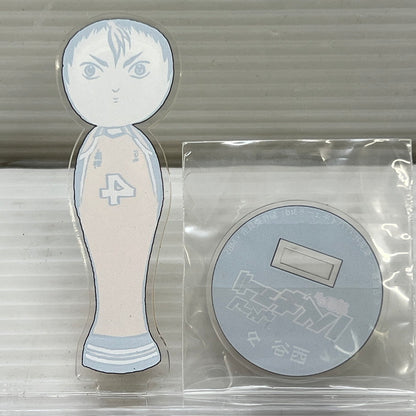 【中古品】 ハイキュー こけし アクリルスタンド 西谷 夕 ハイキュー！！ ウィーク アクスタ バレーボール 051-251209-em-09-min 万代Net店